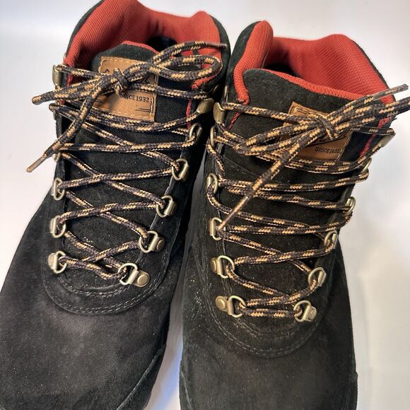 Danner Mens 10 Hiking Boots Suede Black Waterproof Trail Outdoor